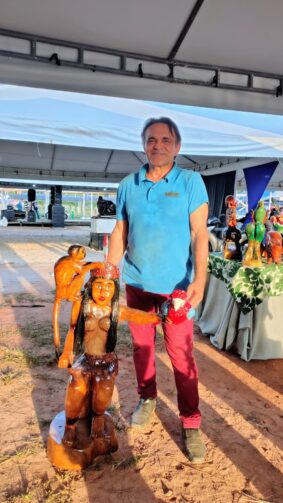 Expo Manaquiri: Idelfonso Cavalcante transforma resíduos em arte e preservação ambiental