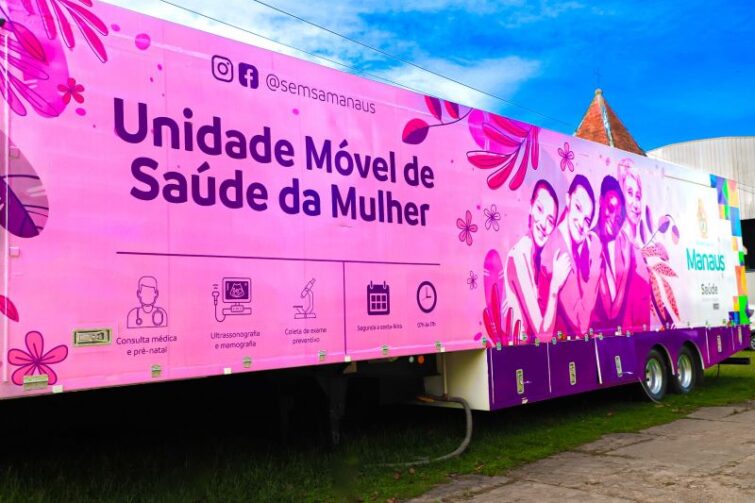 Serviço itinerante de saúde da mulher atende bairros de Manaus com consultas e exames gratuitos