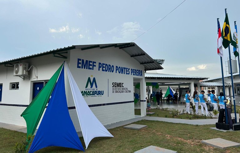 Nova escola municipal é inaugurada em Manacapuru e beneficia mais de 300 alunos