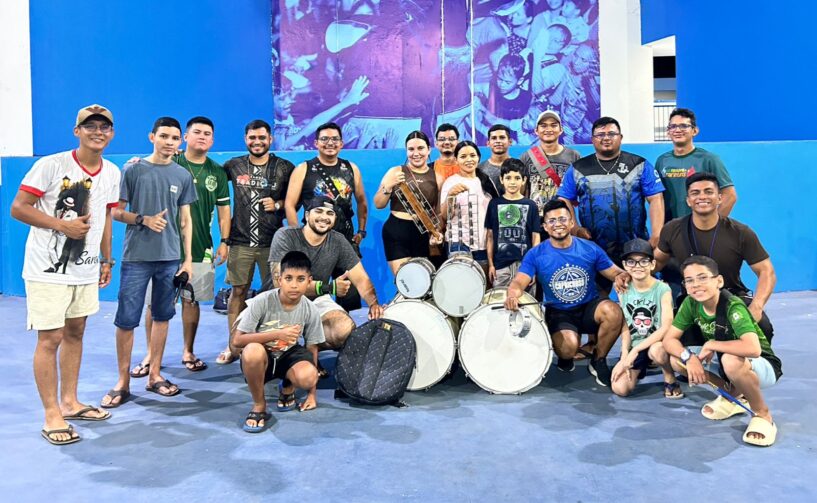 Projeto ‘Batuques da Periferia’ conecta juventude de Parintins às variações rítmicas percussivas