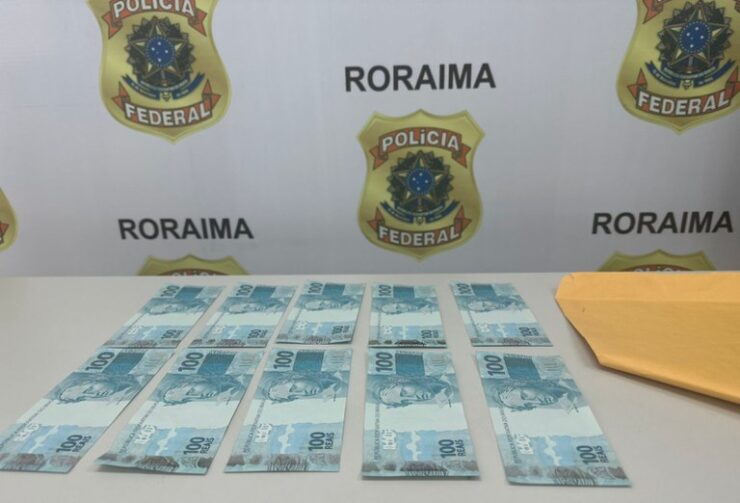 Homem é preso em flagrante por recebimento de cédulas falsas em Roraima