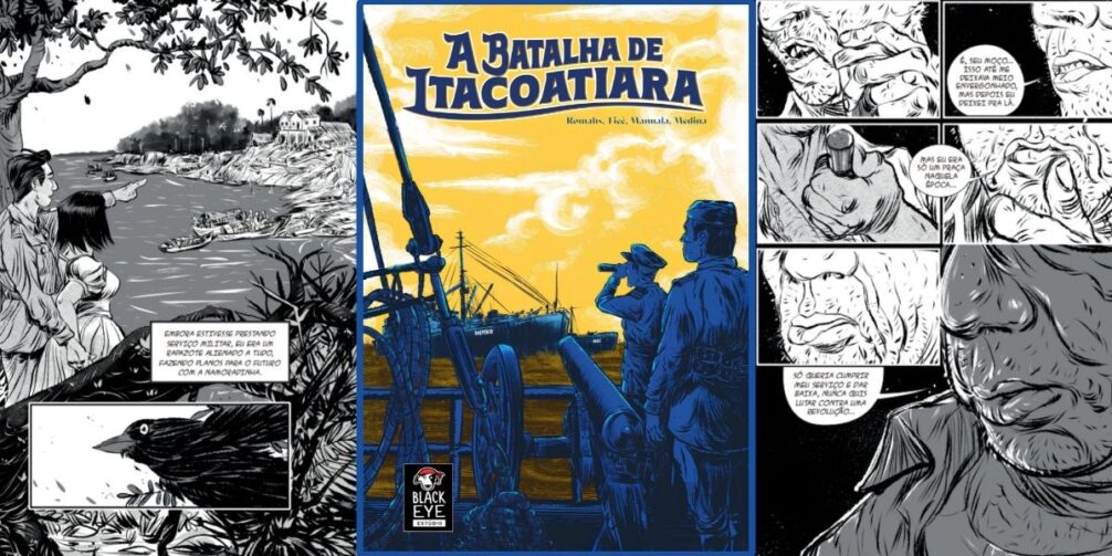 Conheça a HQ amazonense que retrata a Batalha de Itacoatiara, ocorrida em 1932