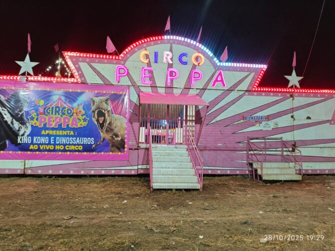 Circo Peppa encanta o público em temporada especial em Autazes