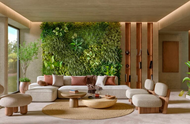 Design biofílico se consolida como forte tendência para 2026, na arquitetura