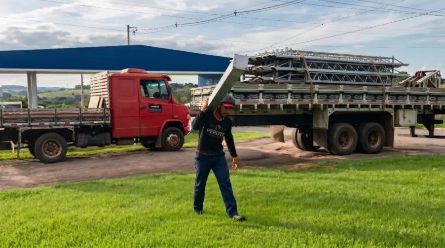 Estrutura do Rondônia Rural Show começa a ser montada em Ji-Paraná