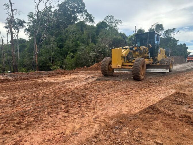 Ramal Terra Preta, em Manacapuru, recebe obras de pavimentação