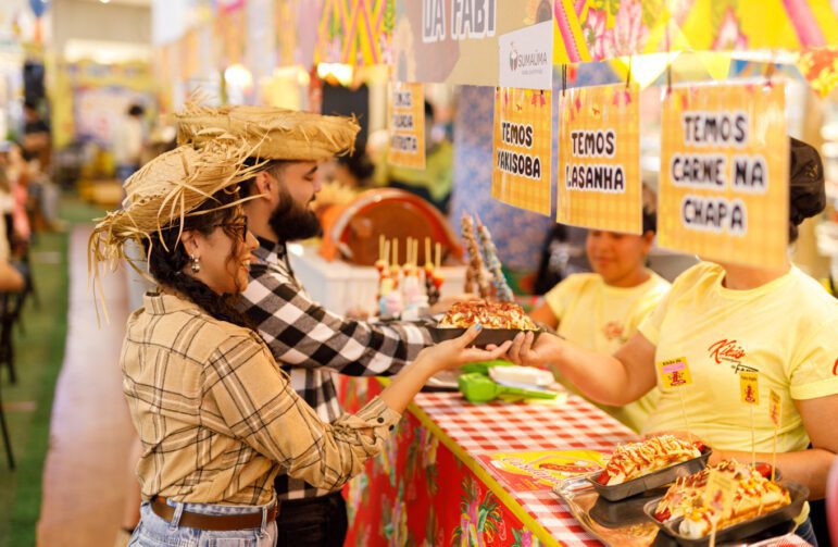 Arraial em shopping na Cidade Nova tem programação a partir desta sexta-feira