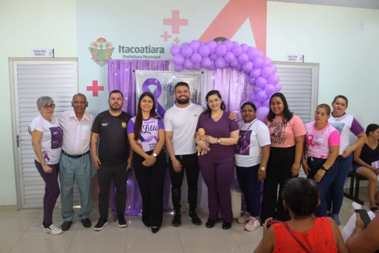 Agosto Lilás tem ações de prevenção à violência contra a mulher em Itacoatiara