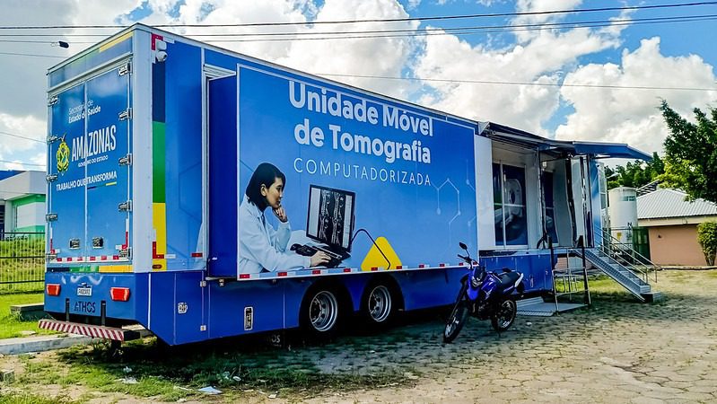 Carretas da Saúde oferta de exames gratuitos na zona Oeste de Manaus e Manacapuru
