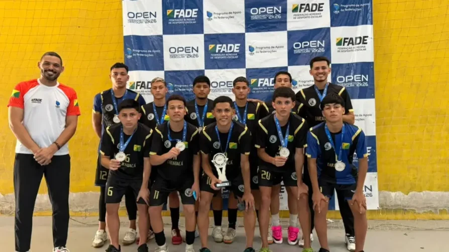 Escola de Cruzeiro do Sul conquista título em torneio de futsal da FADE no interior do Acre